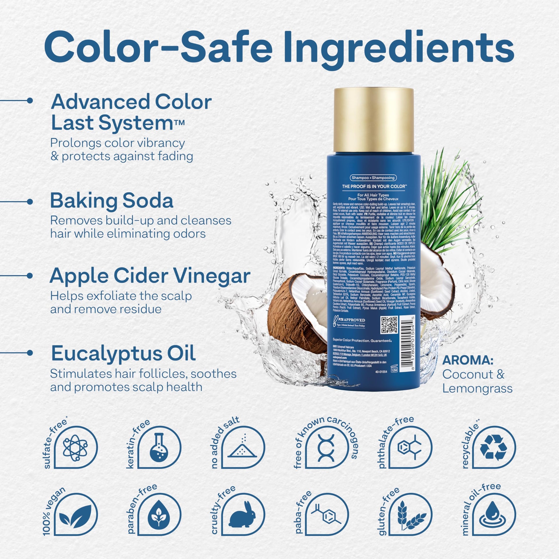 White Smoke ColorProof Clear It Up Shampoo