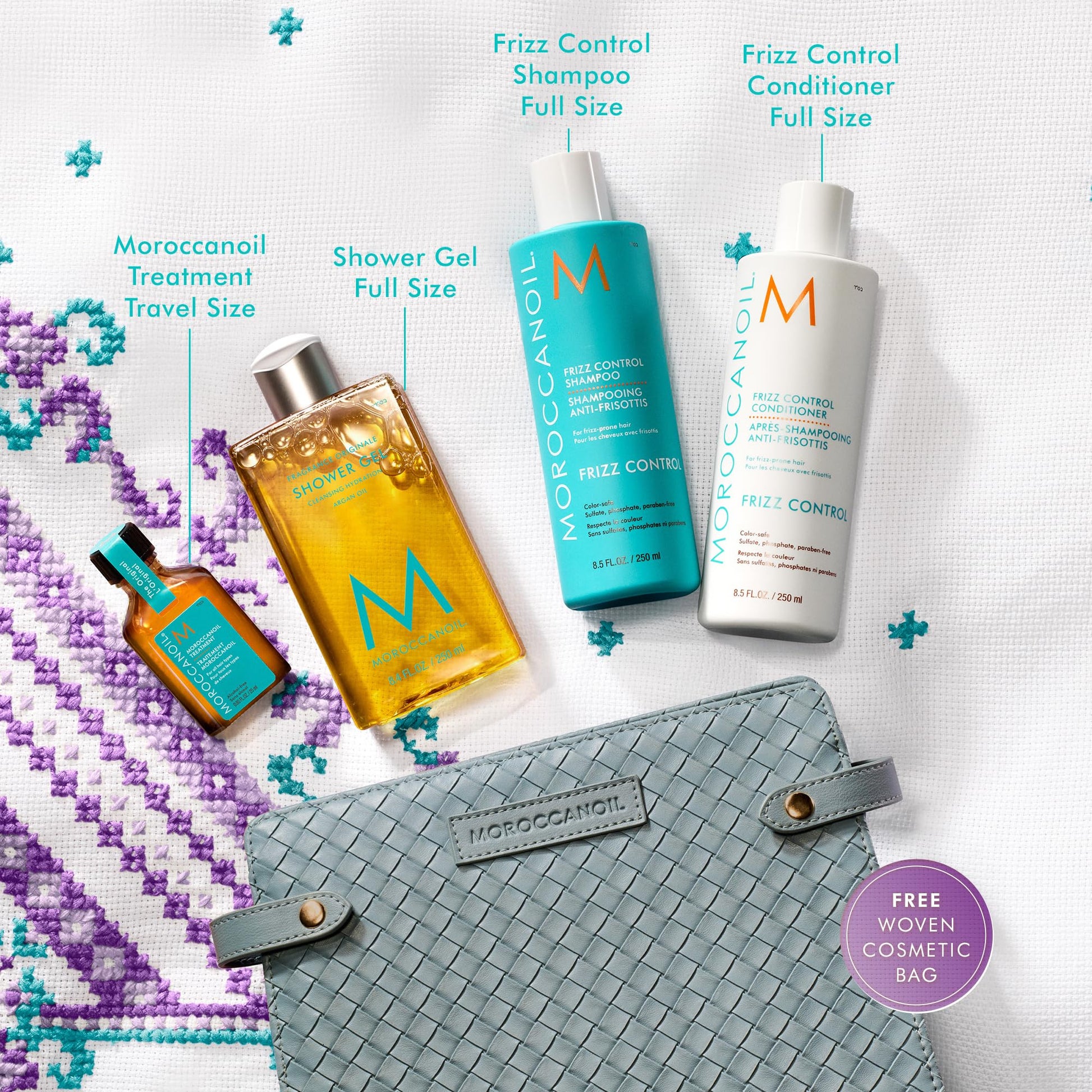 Lavender Moroccanoil Holiday Frizz Hair Set