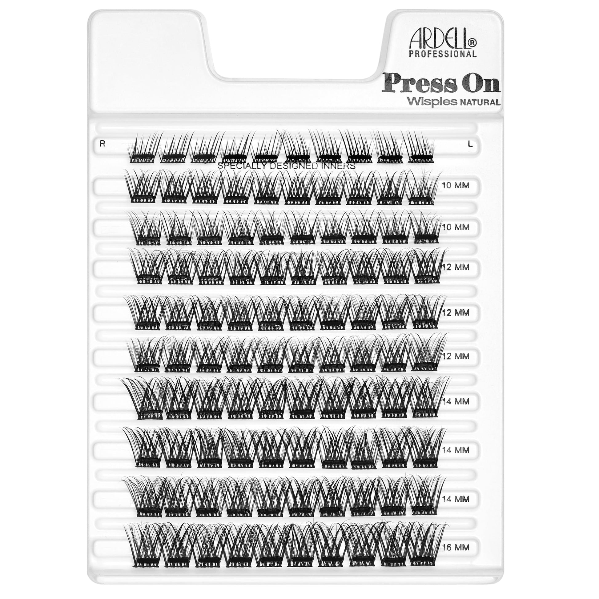 White Smoke Ardell Press On Lashes Wispies Natural – Pre Glued Underlash Extensions, Wispy Lash Clusters, No Glue Needed, DIY Eyelash Cluster Extensions, 100 ct