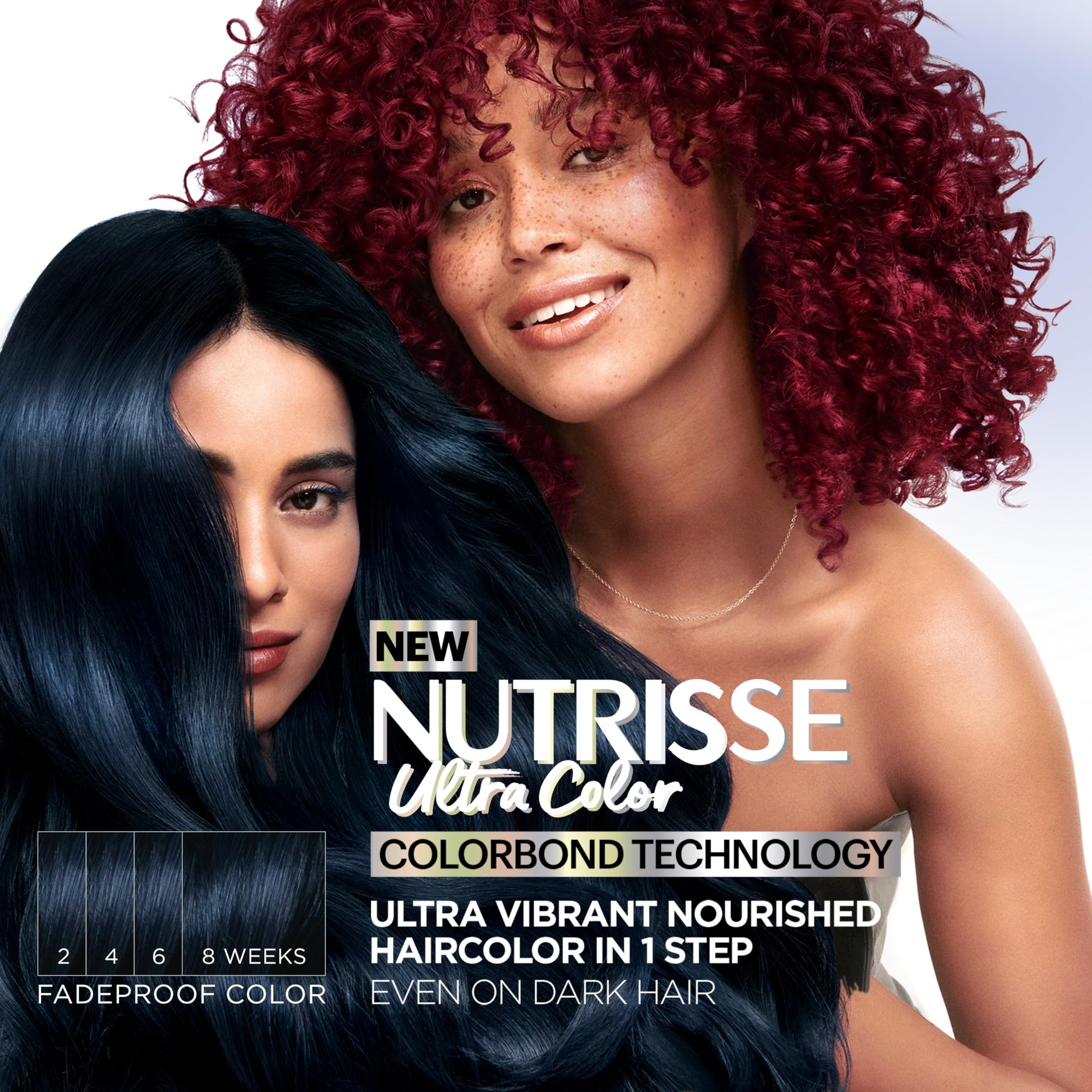 Black Garnier Nutrisse Ultra Color Hair Color, Permanent Hair Dye for Up to 8 Weeks of Bold, Vibrant, Fade-Resistant Results, Vegan & Cruelty-Free, PL1 Light Platinum (Coconut), 1 Count