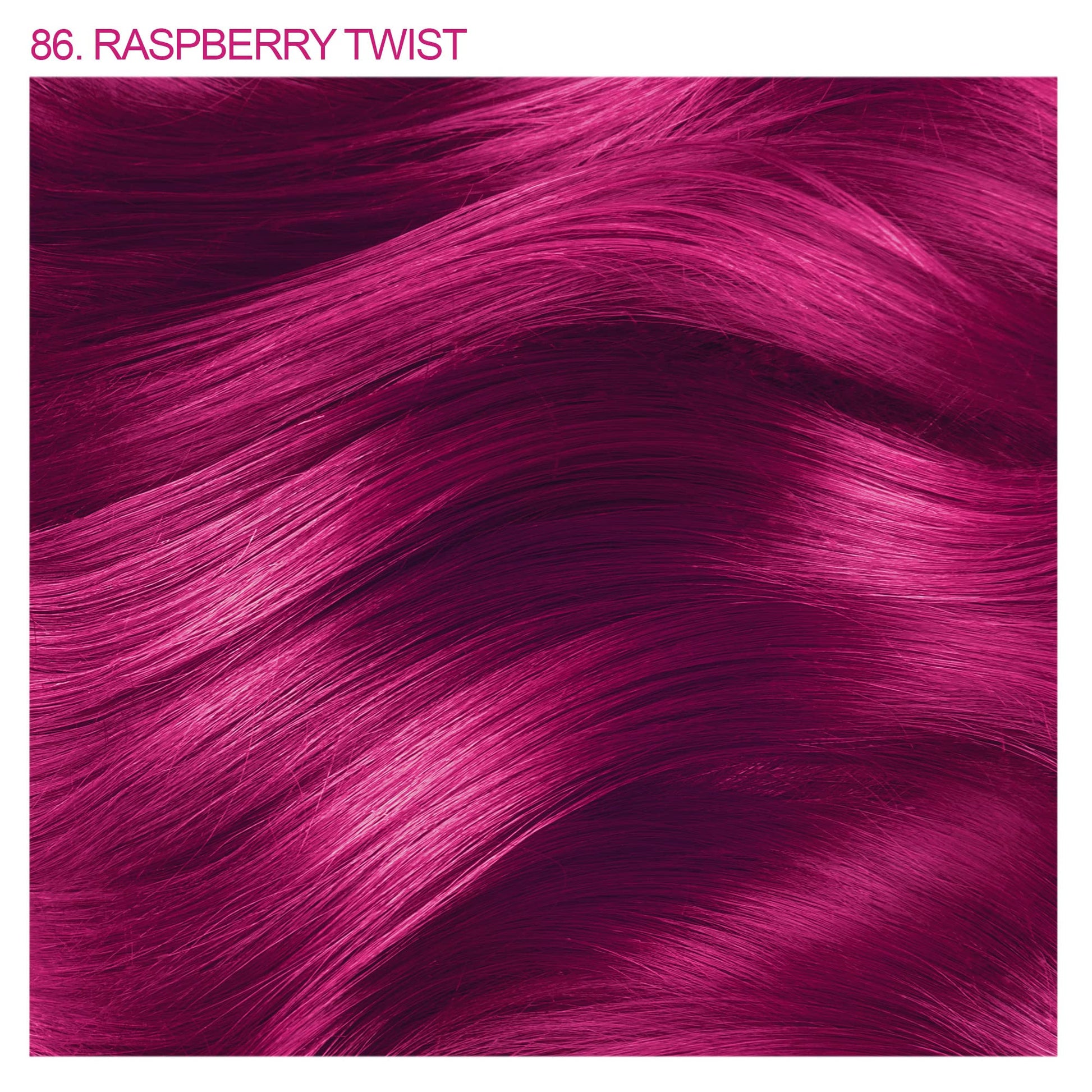 Dark Red Adore Semi Permanent Hair Color - Vegan and Cruelty-Free Hair Dye - 4 Fl Oz - 086 Raspberry Twist (Pack of 3)