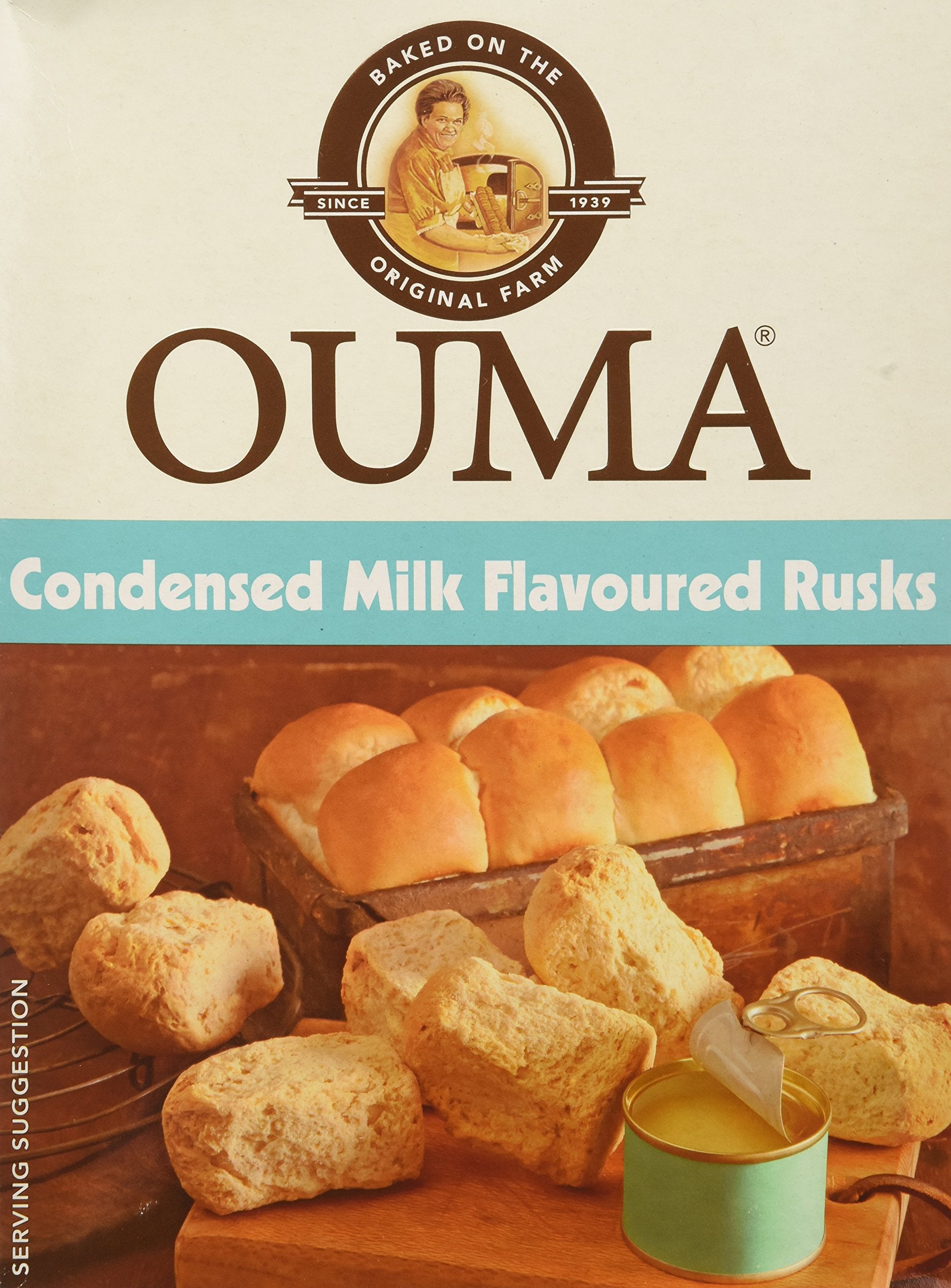 Light Gray Ouma Condensed Milk Rusks (2 Pack)
