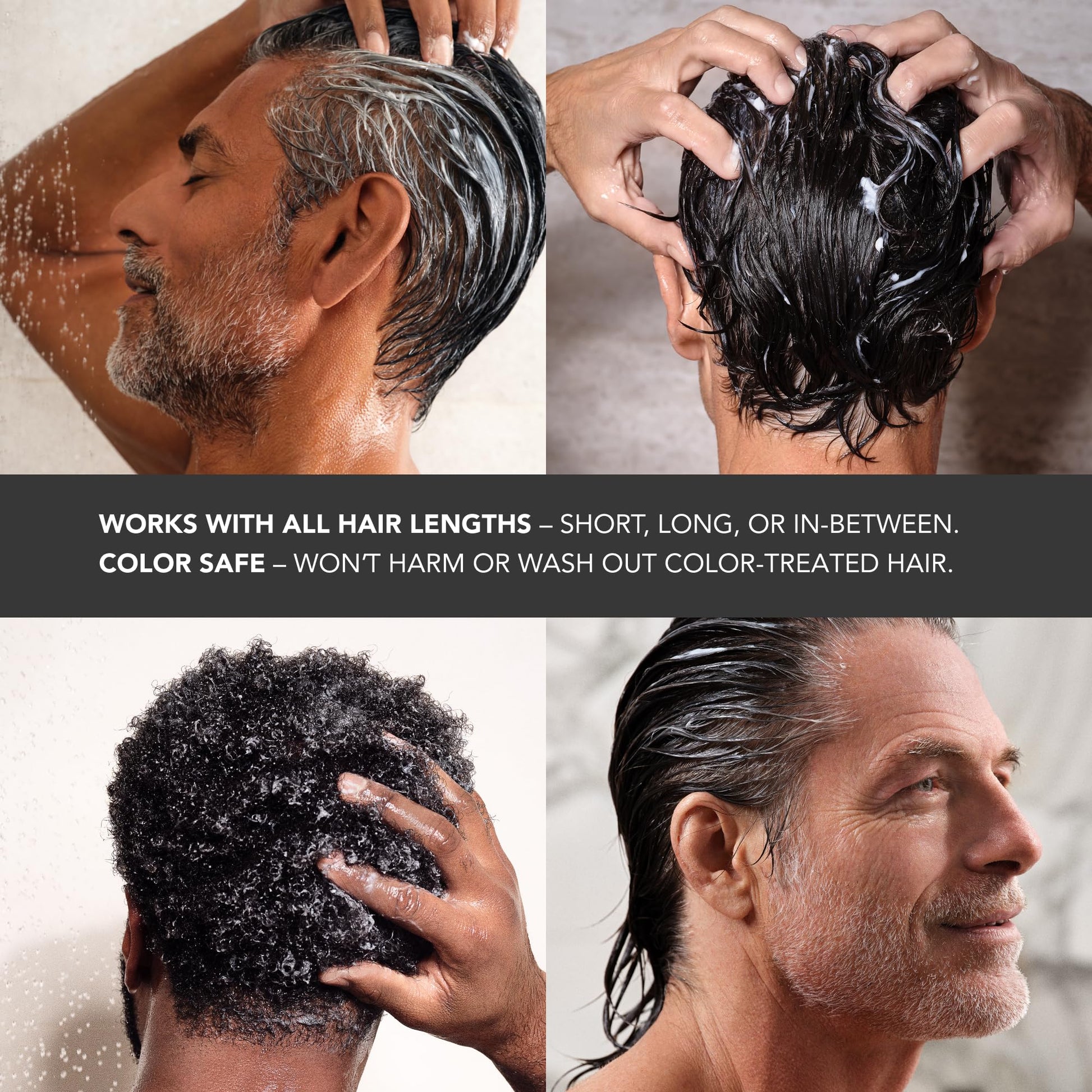 Dark Slate Gray Caldera + Lab The Shampoo + Conditioner Bundle | Men’s Hair Care Duo for Healthy, Fuller Hair, Sulfate-Free Cleanser & Hydrating Conditioner, Dermatologically Tested - All Hair Types