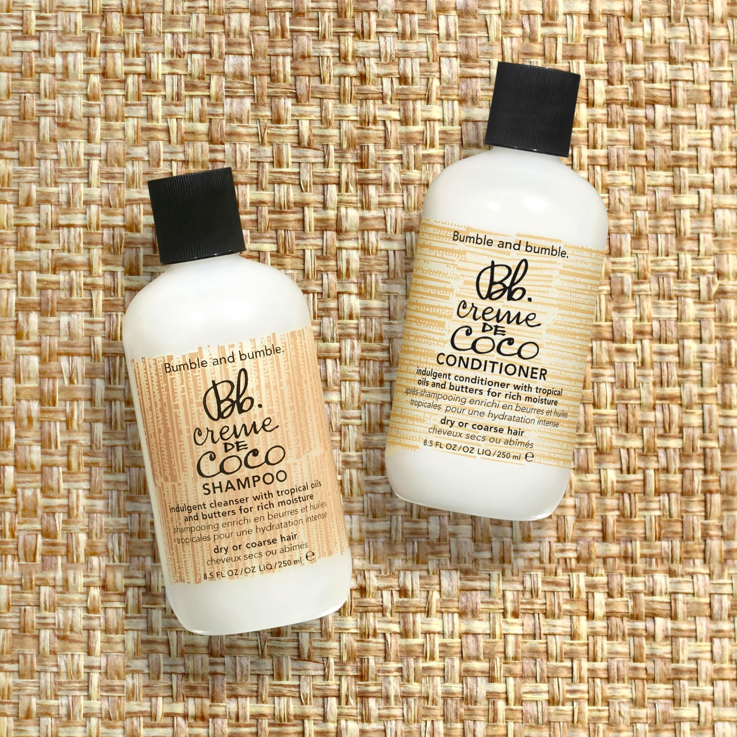 Dark Khaki Bumble and bumble. Creme De Coco Shampoo | Provides Rich Moisture and Shine | Reduces Frizz | With Coconut Kukui Nut Murumuru Butter | For Dry Medium to Thick Curly, Wavy, Straight Hair, 33.8 Fl Oz