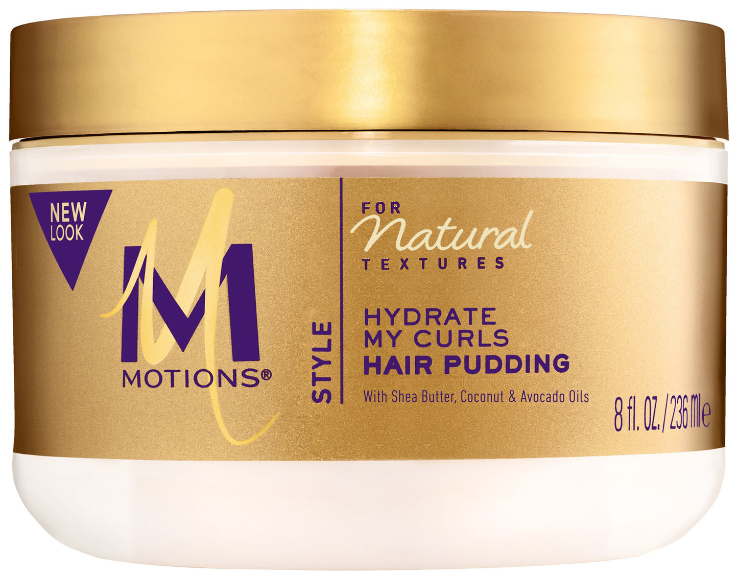 Misty Rose Motions Hair Pudding - with Shea Butter, Coconut and Avocado Oils - 8 oz