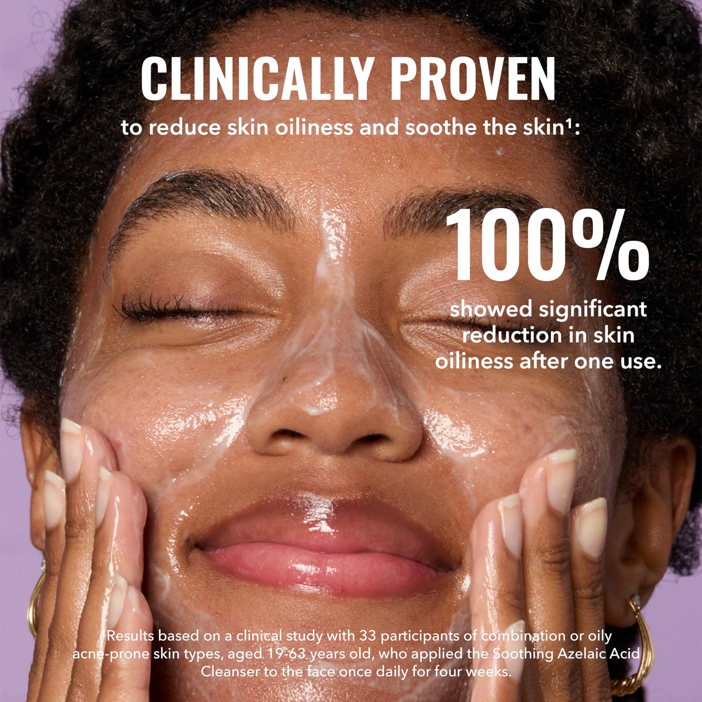 Black Good Molecules Soothing Azelaic Acid Cleanser – Gentle Creamy Non-Foaming Face Wash for Oily & Sensitive Skin – Vegan & Fragrance-Free – 120 ml