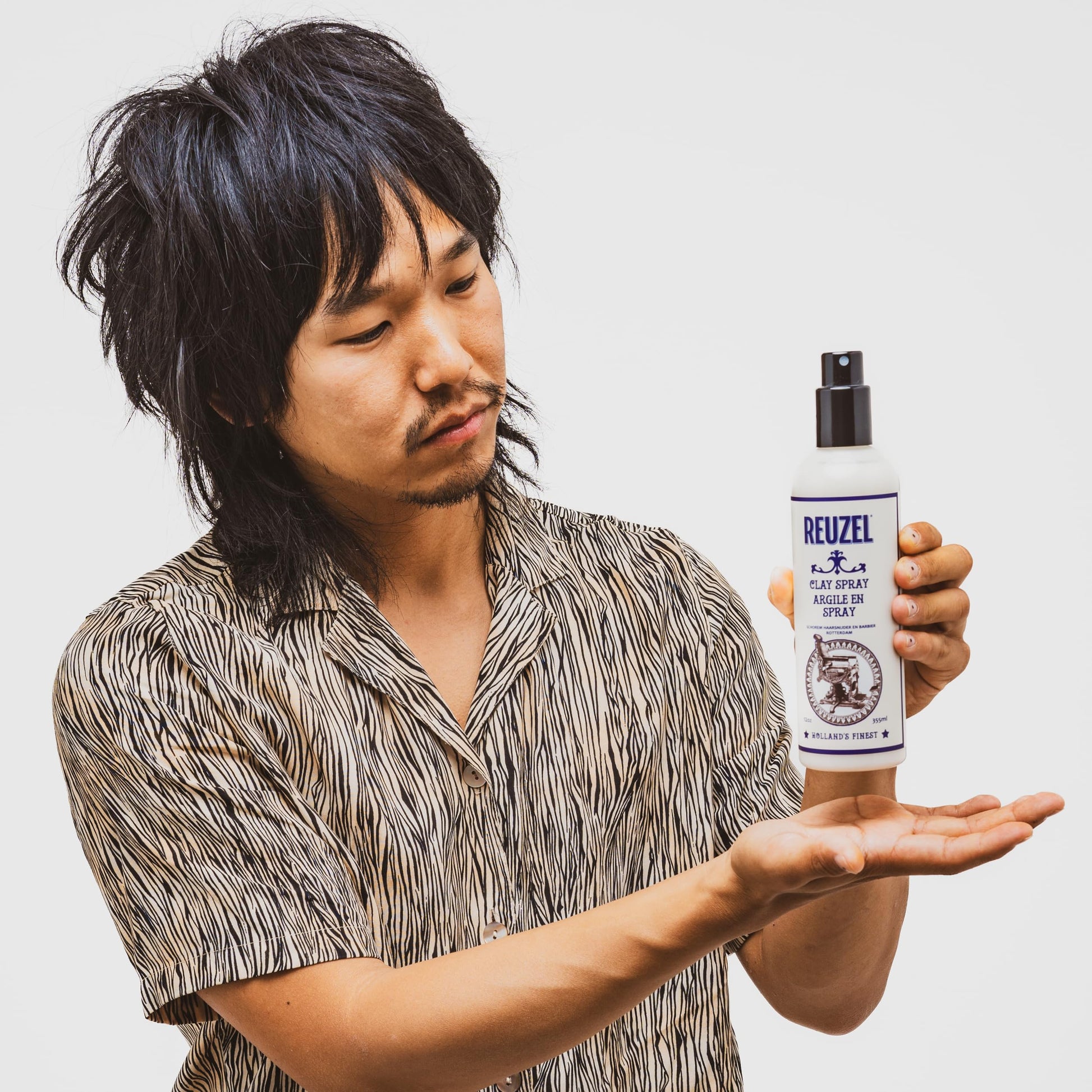 Lavender Reuzel Clay Spray, Adds Texture and Definition, 3.38 oz