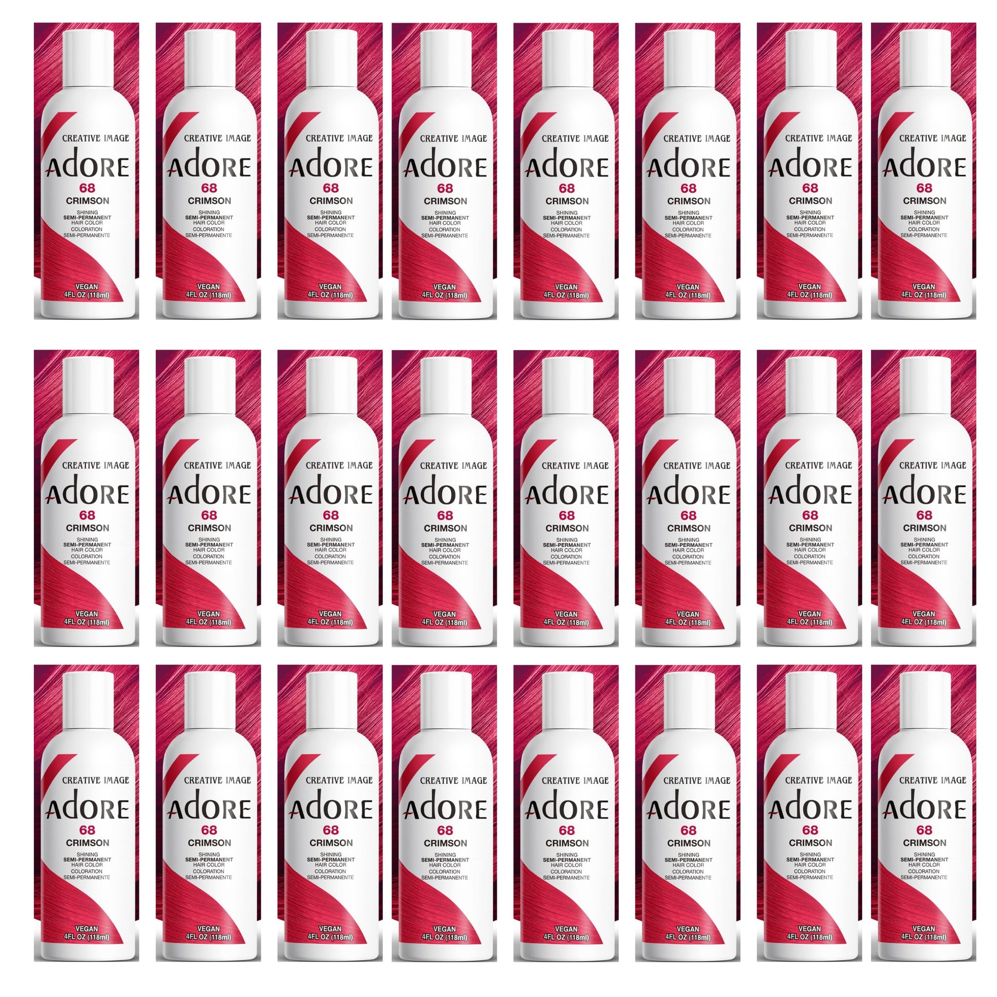 White Smoke Adore 068 Crimson (Pack of 24)