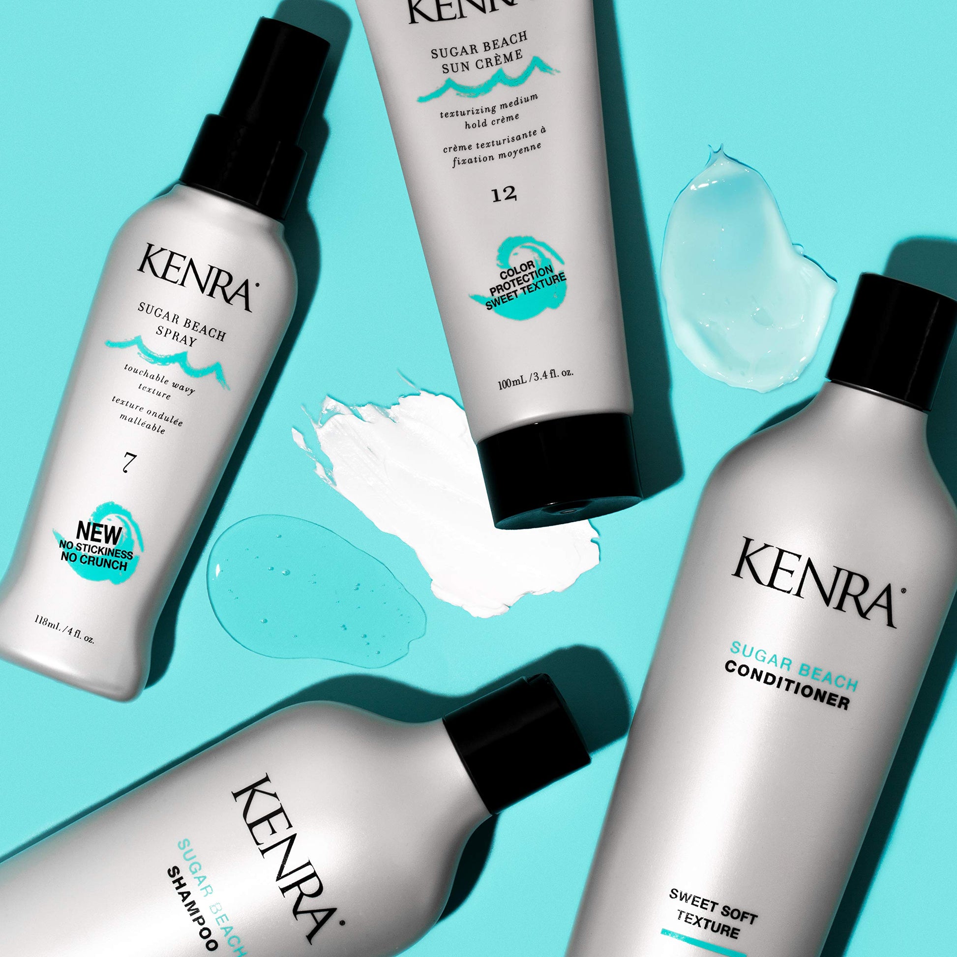 Sky Blue Kenra Professional Sugar Beach Spray 7 | Texturizing Spray | Adds Volume & Texture Without Drying Hair | No Crunch Or Stickiness | All Hair Types | 4 fl. oz