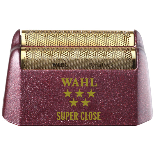Saddle Brown Wahl Professional 5 Star Series Shaver Shaper Replacement Foil, Super Close Shaving, Hypo-Allergenic Gold