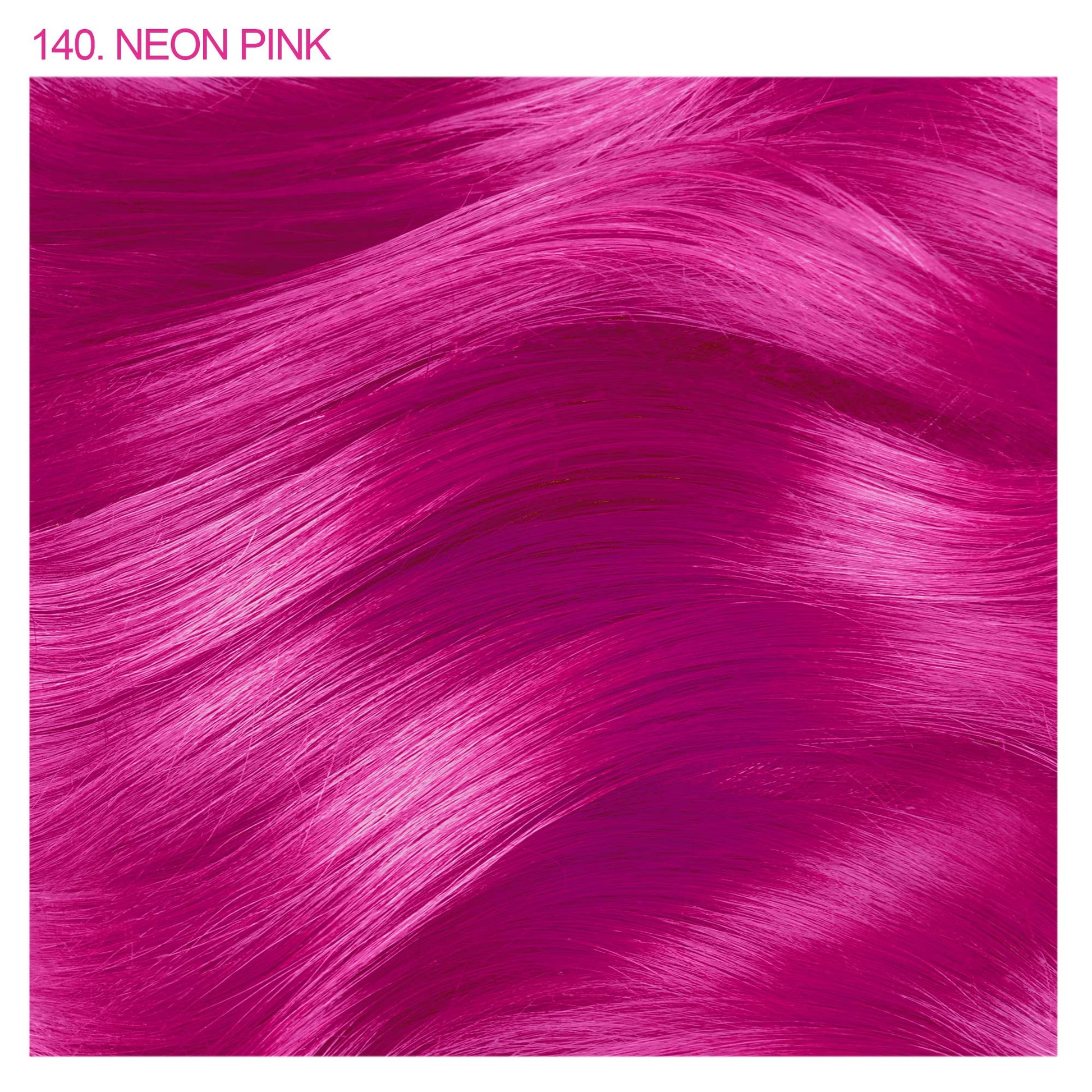 Maroon Adore Semi Permanent Hair Color - Vegan and Cruelty-Free Hair Dye - 4 Fl Oz - 140 Neon Pink (Pack of 1)