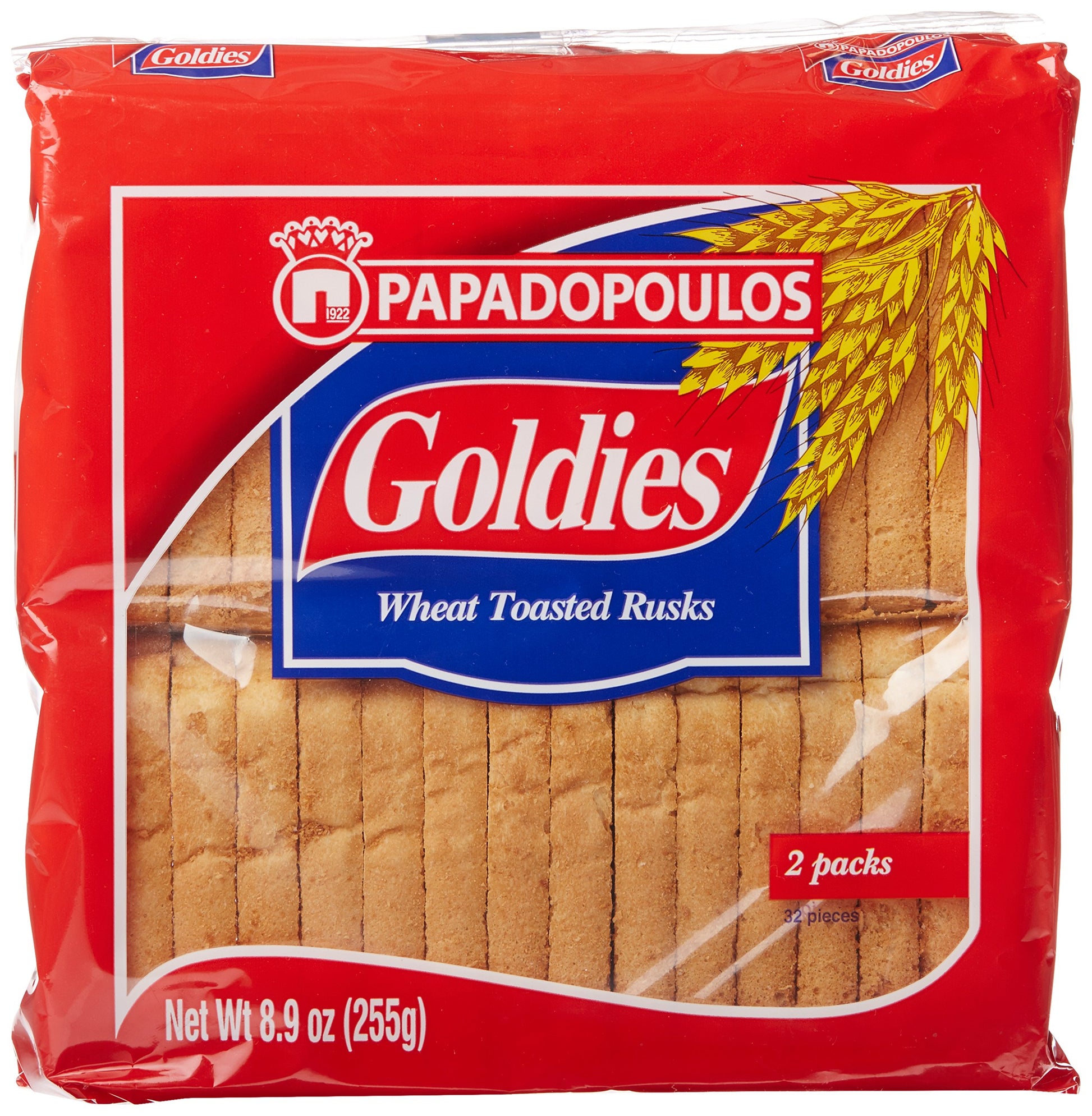 Goldenrod Papadopolous Goldies Whole Grain Rusks, 9 oz