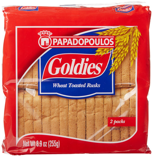 Goldenrod Papadopolous Goldies Whole Grain Rusks, 9 oz