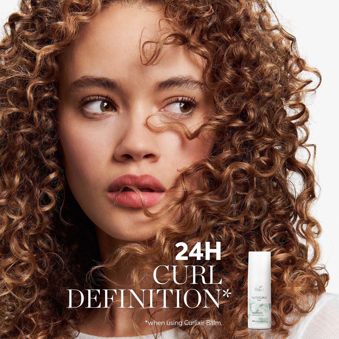 Dark Slate Gray Wella Professionals Nutricurls Curlixir Balm | Defining Leave-in Cream for Curls | Intense Nourishment | Soft Hold & 24H Curl Definition | 5.07 Fl Oz