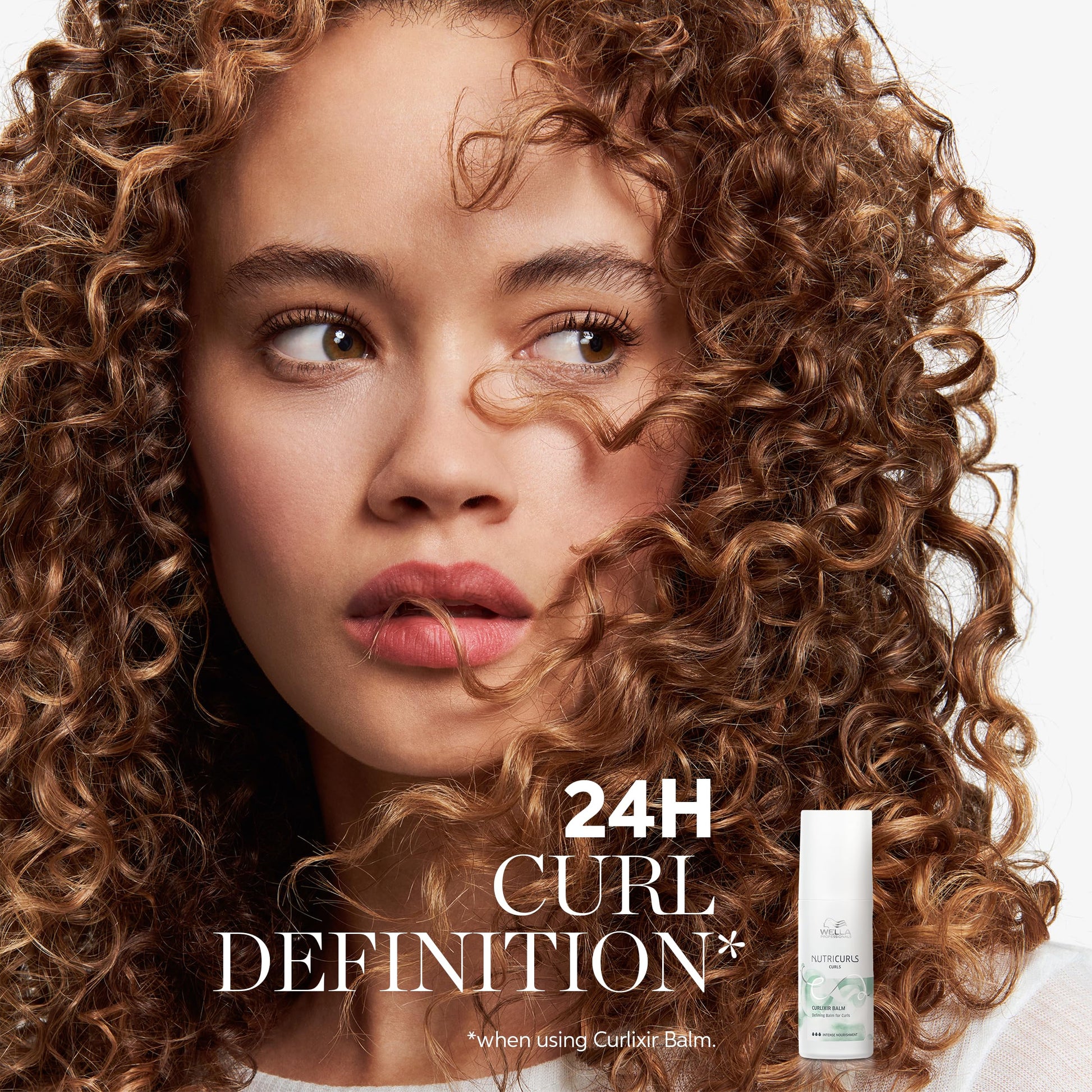 Dark Slate Gray Wella Professionals Nutricurls Curlixir Balm | Defining Leave-in Cream for Curls | Intense Nourishment | Soft Hold & 24H Curl Definition | 5.07 Fl Oz