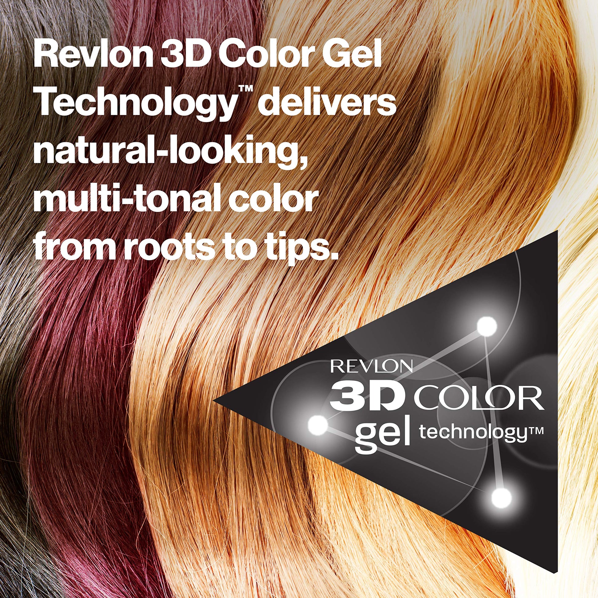 Peach Puff Revlon Permanent Hair Color, Permanent Hair Dye, Colorsilk with 100% Gray Coverage, Ammonia-Free, Keratin and Amino Acids, 51 light Brown, 4.4 Oz (Pack of 3)