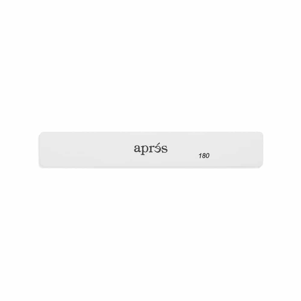 Lavender Apres Nail File 100/180 Grit - White Square 73677