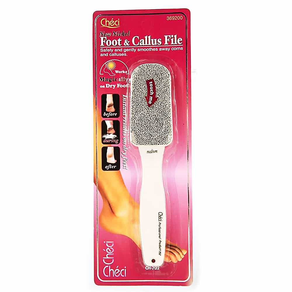 Maroon Checi Foot & Callus File Medium CH-702/74514