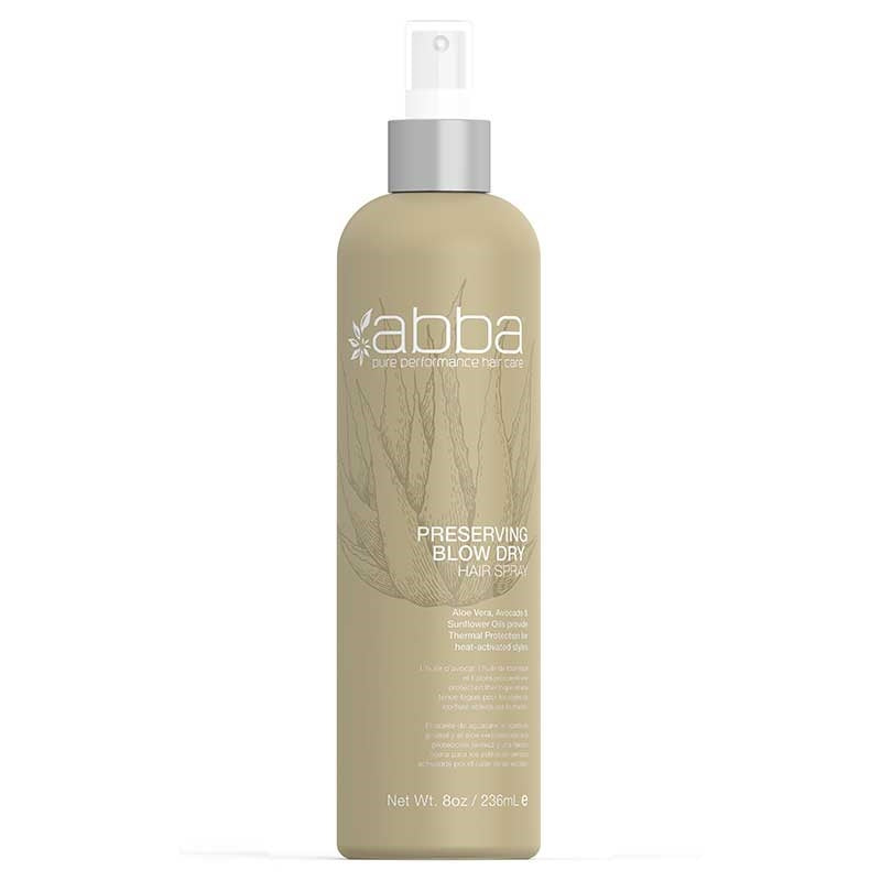 Tan Abba  Preserving Blow Dry Spray Heat Protector  8oz