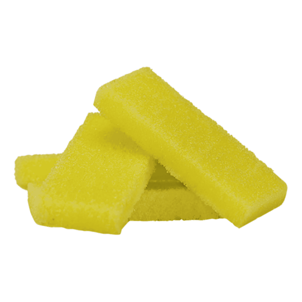 White Smoke Cre8tion Mini Disp. Buffing Pad (Pumice) Medium Yellow 28002