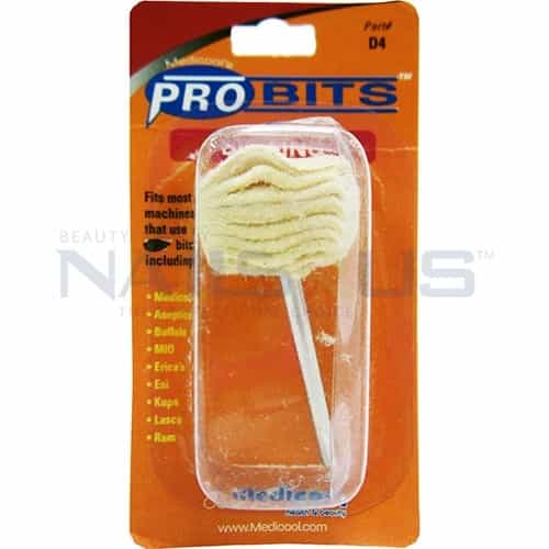 White Smoke Medicool ProBits Chamois Buffer 1/8 Shank (8 Layer) D4/51007
