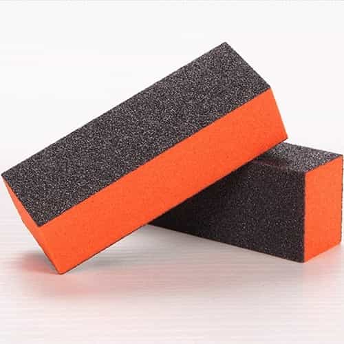 White Smoke Dixon 3-Way Buffers Orange Black Grit 80/80 EA (500Pcs/Case)