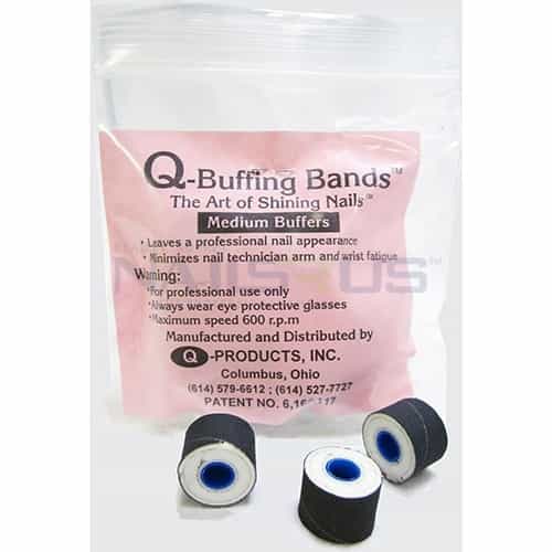 Lavender Q-Buffing Bands - Medium Buffers Pk of 10