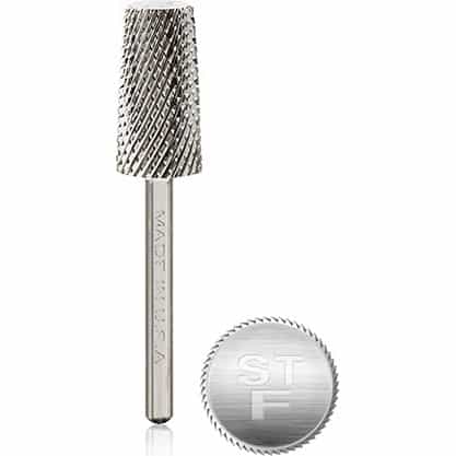 White Smoke Startool Carbide 1/8 STF Fine Special Silver Chamfer 0355SP