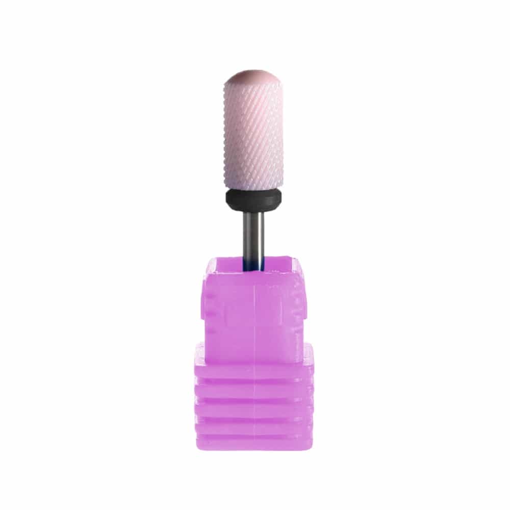 White Smoke Ceramic Bit-White 3/32" L Round Smooth Top C1X