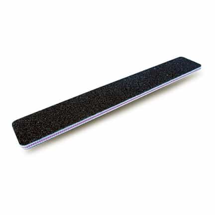 White Smoke Nail File Jumbo Black 80/100 Washable Serrated Blue 24115