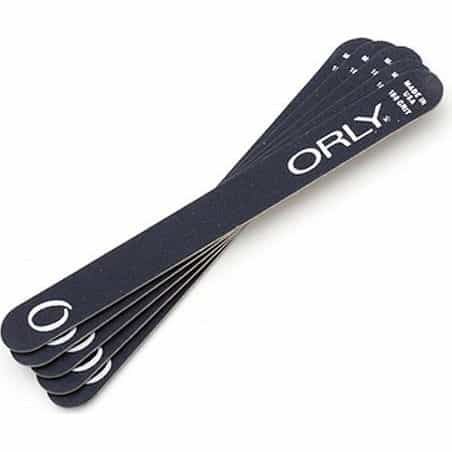White Smoke Orly File Black Board 5pk 180 Grit
