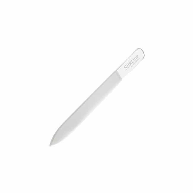 White Smoke Silkline Glass Nail Files 5.5" - GLASSFILENC