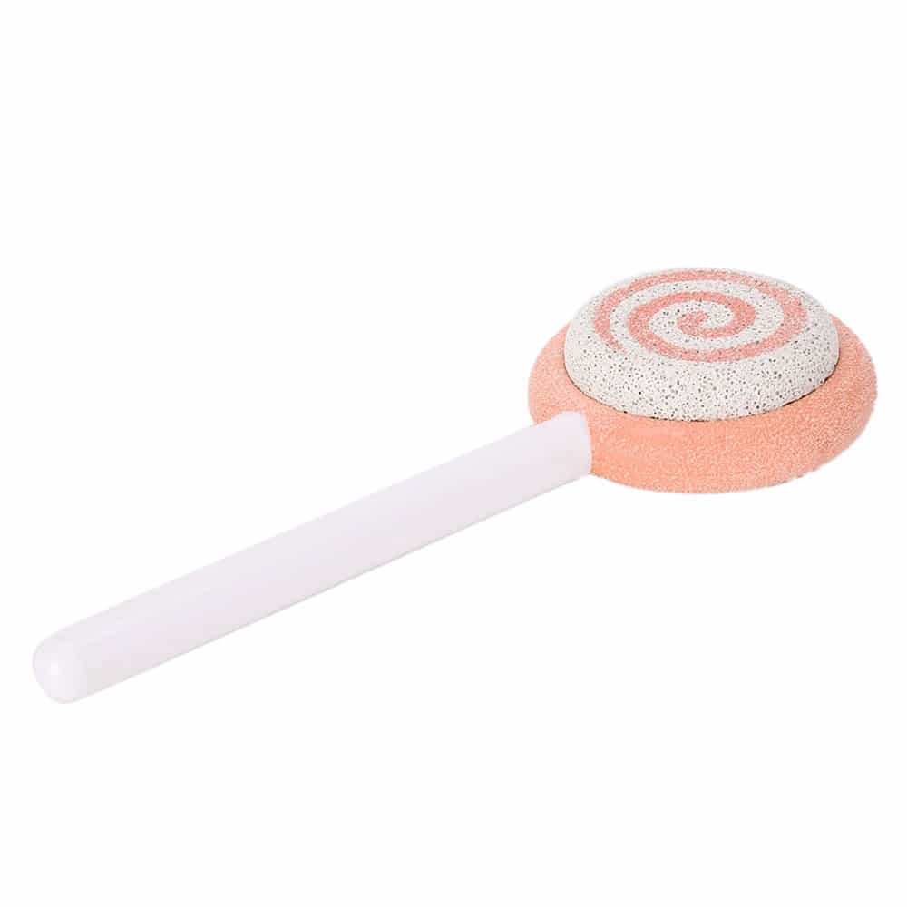 White Smoke Silkline Lolly Foot File&Pumice Stone Orange FLOLLYORC 01395
