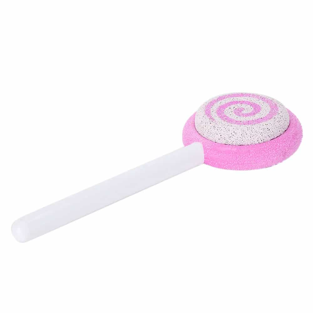 White Smoke Silkline Lolly Foot File&Pumice Stone Purple FLOLLYPUC 01396