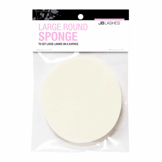Seashell JBLashes Large Round Sponge White JBA1020C
