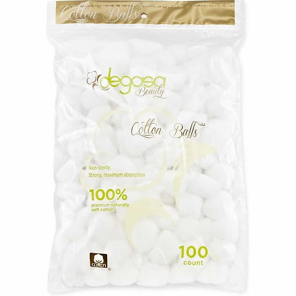Lavender Degasa Beauty Cotton Balls Large 0.6g, 100ct - 24492