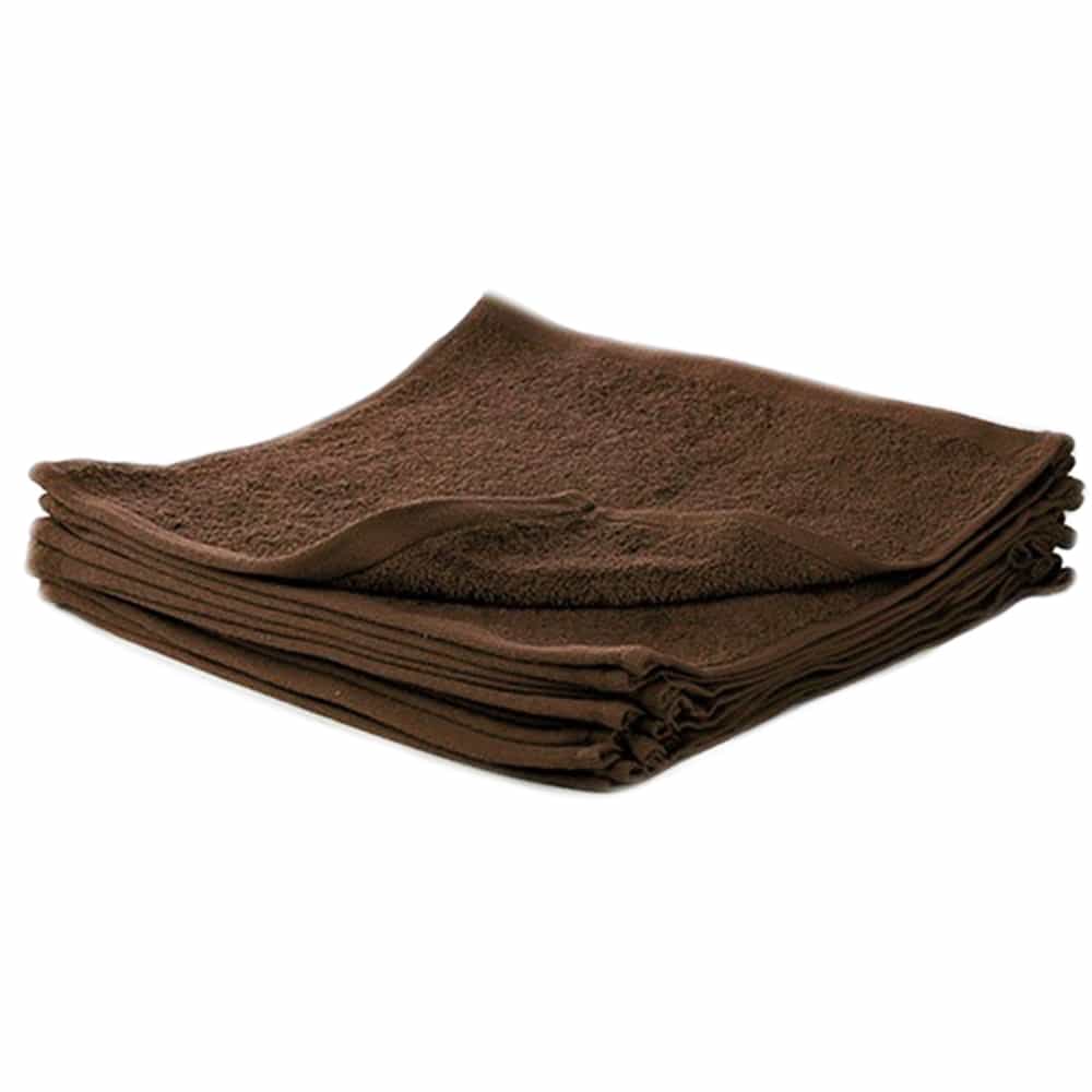 White Smoke Facial Cloth DK. Brown Regency 12"x12" - 1Doz
