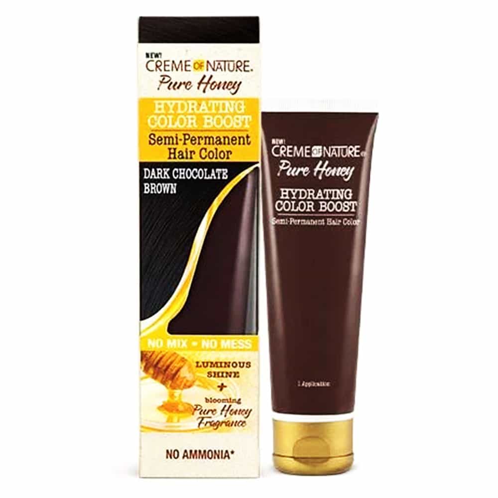 White Smoke Creme Of Nature Hair Color 3oz Dark Chocolate Brown 00156
