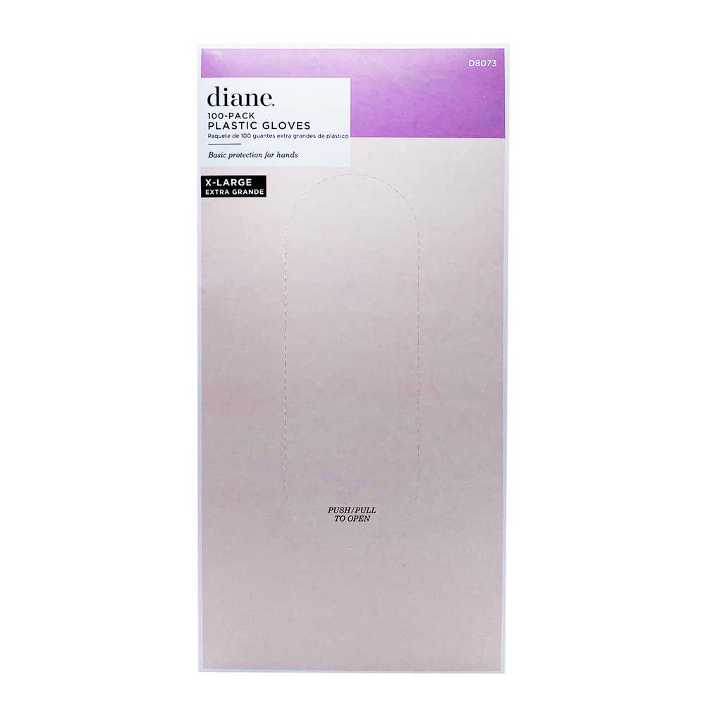 Gray Diane Plastic Gloves 100PK X-Large D8073