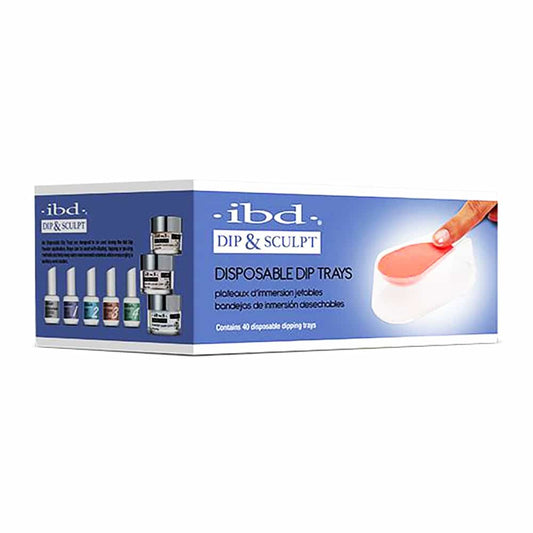White Smoke IBD Dip & Sculpt Disposable Dip Trays 40Pcs 13491