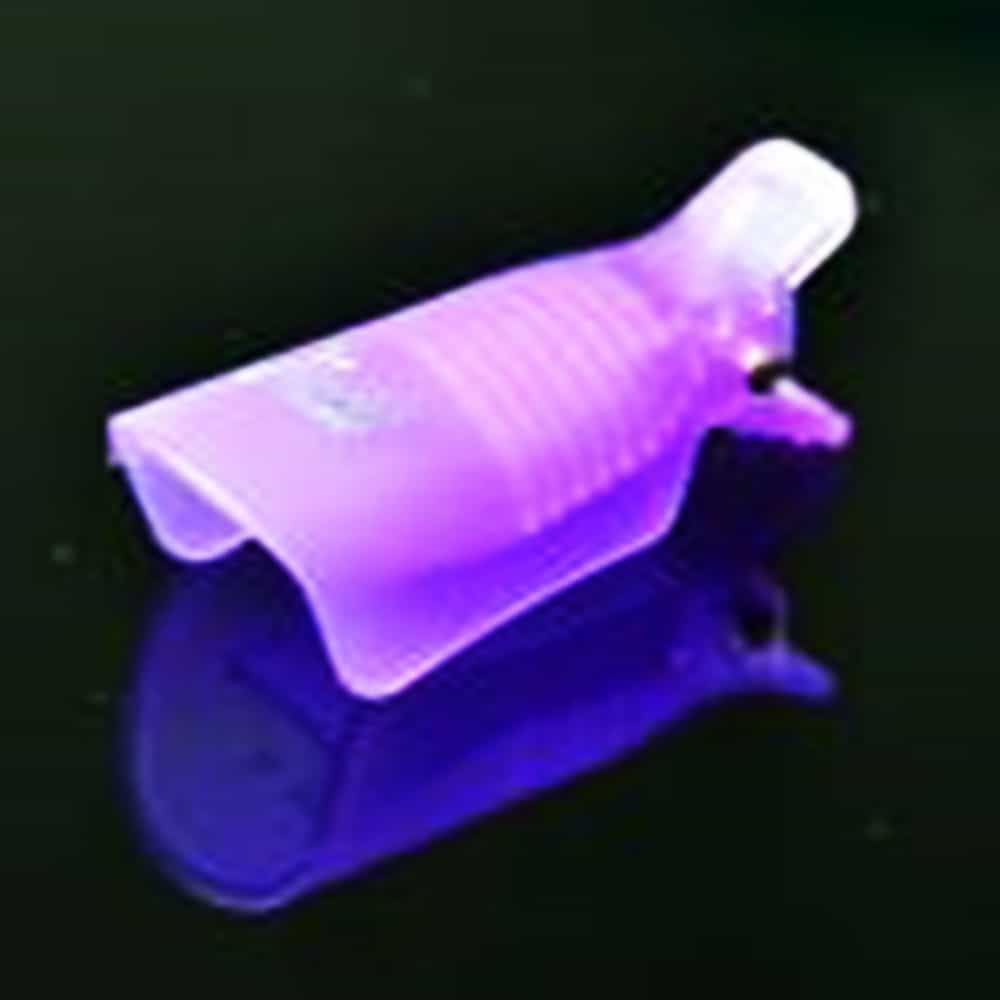 Black Berkeley Soak-Off Clips Purple 10pcs NW210-PU