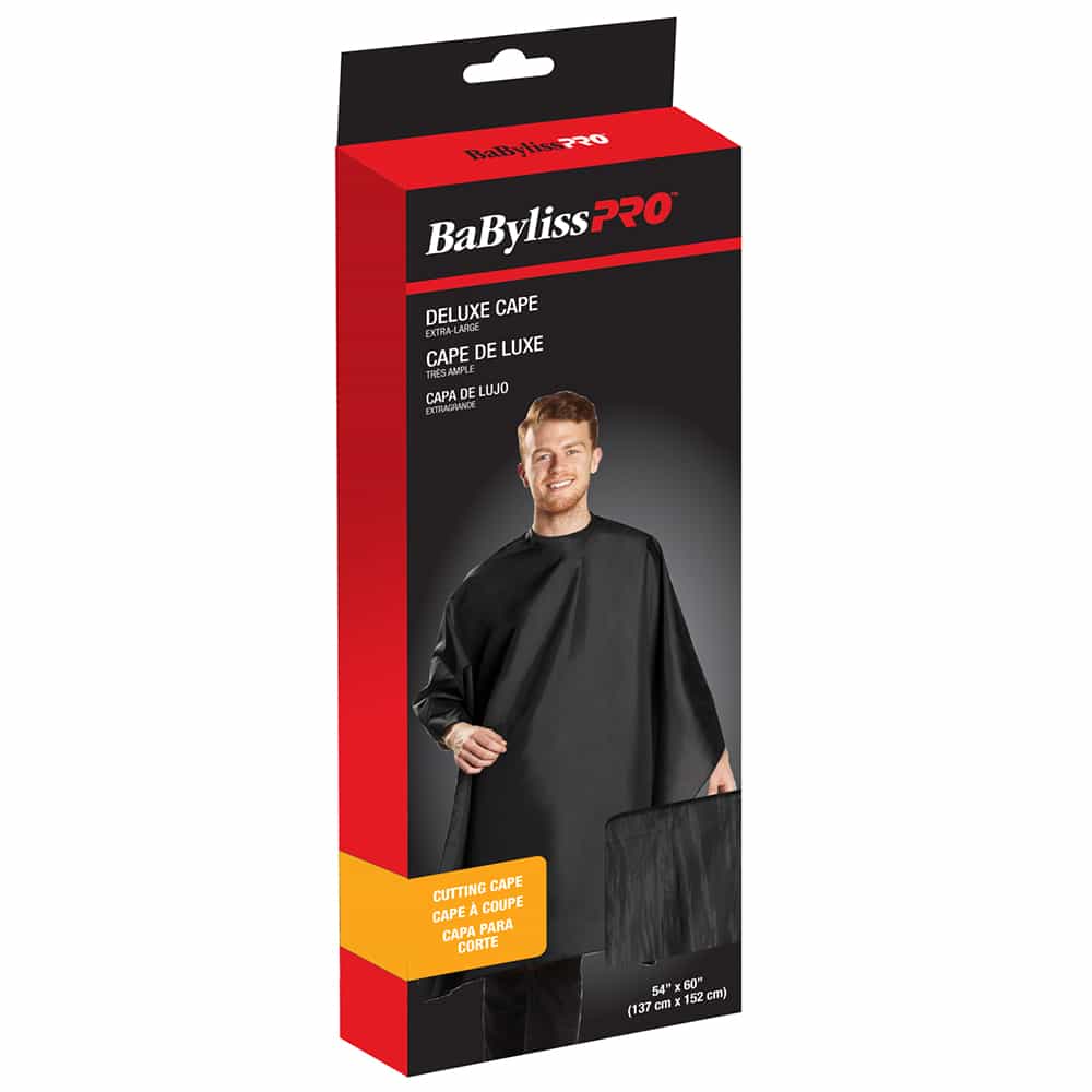 Dark Slate Gray BaBylissPRO XLarge Deluxe Cape Black BES360XLBKUCC 34438