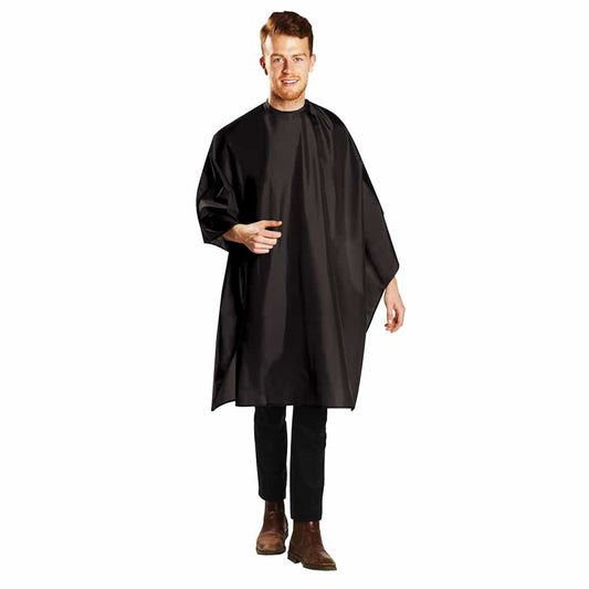White Smoke BaBylissPRO Deluxe Cape Black BES360SNBKUCC 35003