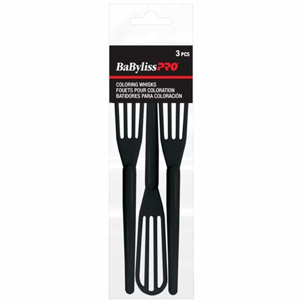White Smoke BaBylissPRO Coloring Whicks Black 3pcs - 37272