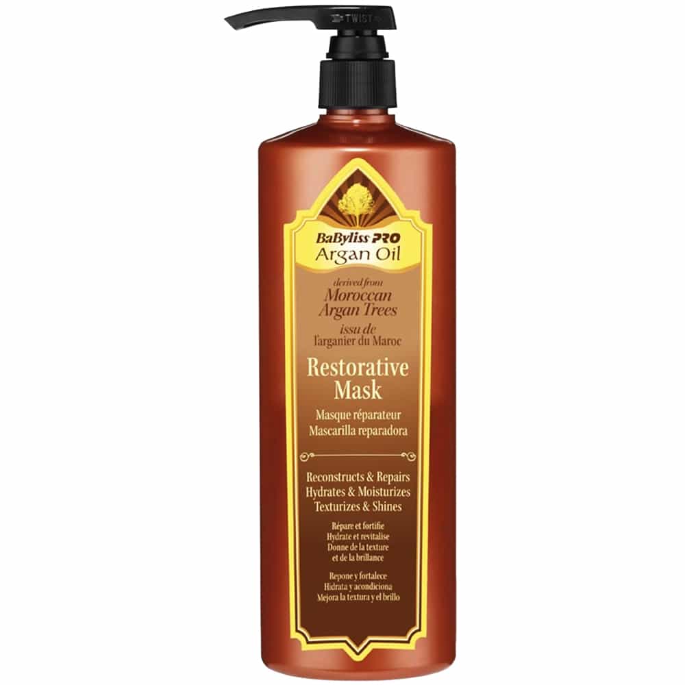White Smoke BabylissPRO Argan Oil Restorative Mask 20 oz BAOILRM20/37790
