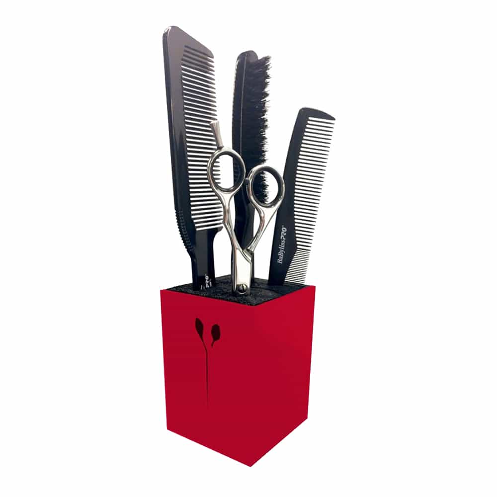 White Smoke BaBylissPRO Scissors & Accessories Holder BESSHOLDRNOC/39958