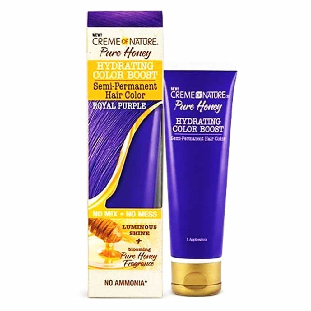 White Smoke Creme Of Nature Hair Color 3 oz Royal Purple 46503