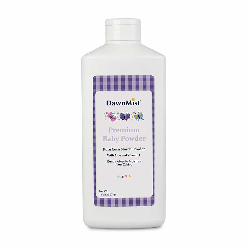 Lavender Dukal Dawn Mist Pure Corn Starch Baby Powder 14 oz. BPC14