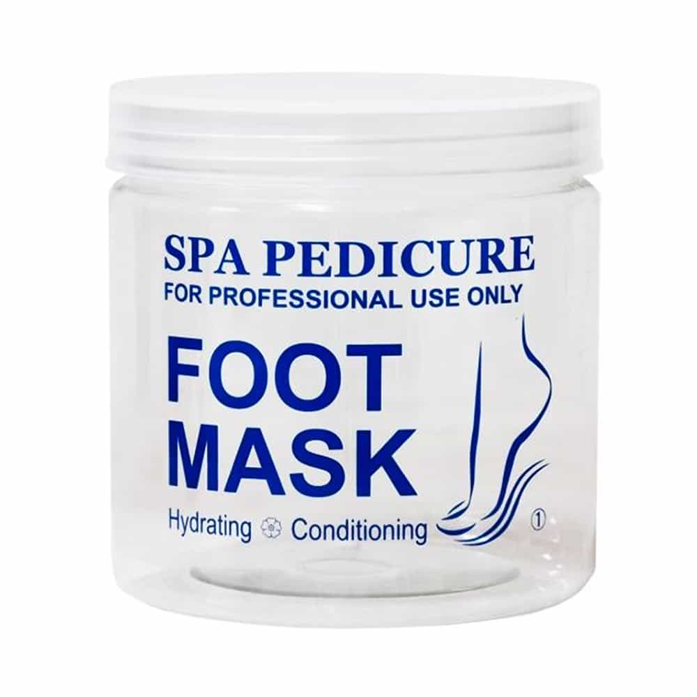Lavender Berkeley Printed PET Jar W/Lid 16 oz FOOT MASK BJ212-01