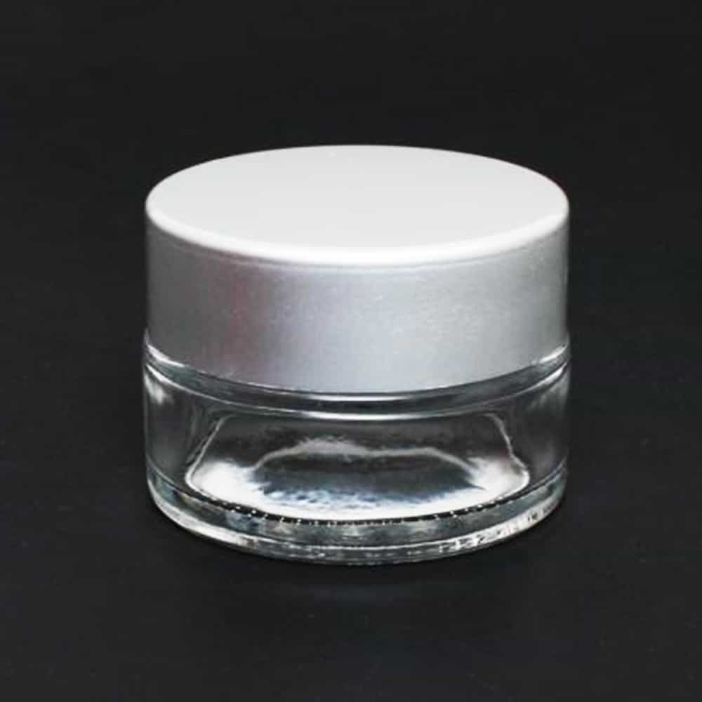 Lavender Berkeley Ultra Clear Jar With Aluminum Cap 15ml BT141SV
